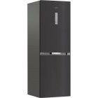 Холодильник Whirlpool з нижн. мороз., 186.5x60х66.3, холод.відд.-210л, мороз.відд.-104л, 2дв., А++, NF, інв., зона нульова, сірий