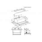 Electrolux Витяжка телескопічна, 59см, 410м.куб/год., чорний