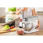 Sencor Кухонна машина 1200Вт, чаша-метал, корпус-пластик, насадок-19, білий