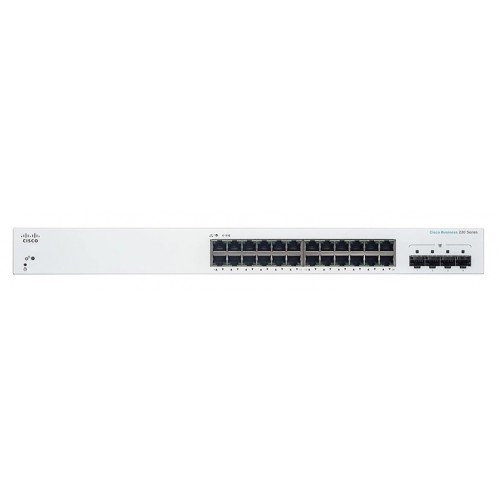 Cisco Комутатор CBS220 Smart 24-port GE, 4x1G SFP Cisco Комутатор CBS220 Smart 24-port GE, 4x1G SFP