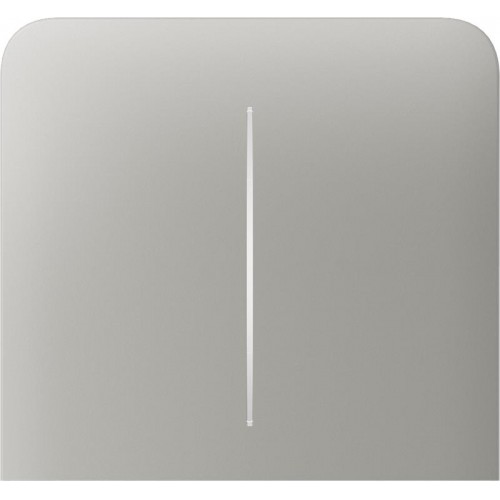 Ajax Кнопка бічна для двоклавішного вертикального вимикача прохідного типу SideButton Vertical 2-gang for LightSwitch, Jeweler, бездротовий, oyster