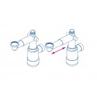 Deante SPACE-SAVER LUX Сифон для раковини, Телескопічний