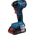 Bosch Гвинтоверт ударний акумуляторний GDR 18V-220 C 18В 2х5А·год 0-3400об·хв 220Нм 1кг Bluetooth