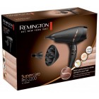 Remington Фен Supercare PRO 2200 AC motor, 2200Вт, 3 режими, дифузор, іоніз-я, хол. обдув, чорний Remington Фен Supercare PRO 2200 AC motor, 2200Вт, 3 режими, дифузор, іоніз-я, хол. обдув, чорний