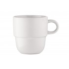 ARDESTO Чашка Trento, 390 мл , біла, кераміка