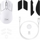 HyperX Миша Pulsefire Haste 2 mini, RGB, USB-A/WL/BT, білий