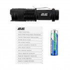 2E Ліхтар ручний на батарейках, AAx1, 100лм, 3 функції освітлення, IPX4