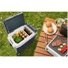 Холодильник дорожній Sencor, 57x36х66, 55л, 1дв., компресор, на колесах, синій