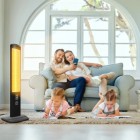 Ufo Інфрачервоний обігрівач Erciyus Smart 2300 2.3 кВт, до 28 м2, колонного типу, IP24, мех. керування, пульт ДК, Wi-Fi