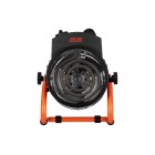 2E Теплова гармата електрична, 2кВт, 20м2, 239 м3/год, нагр.елемент - нерж.сталь, IPX4, чорний