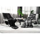 ARDESTO Плед Flannel, 160х200см, темно-сірий, 100% поліестер