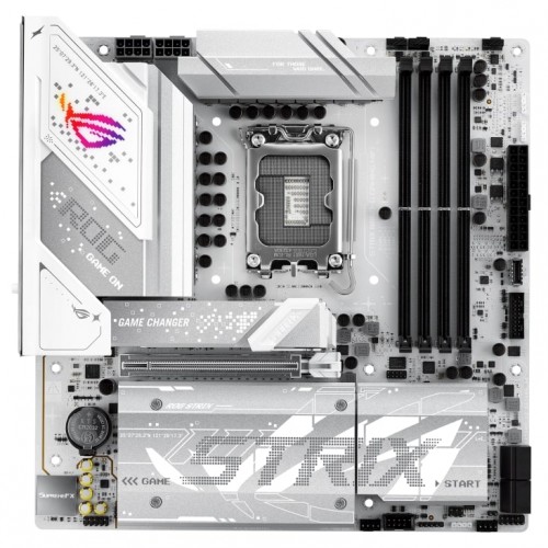 ASUS Материнcька плата ROG STRIX B860-G GAMING WIFI s1851 B860 4xDDR5 M.2 DP HDMI USB Type-C Wi-Fi BT mATX білий
