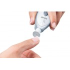 Beurer Манікюрний набір, від мережі, насадок-7, з підсвіткою, біло-сірий