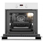 Духова шафа Hansa електрична, 65л, A, дисплей, конвекція, білий