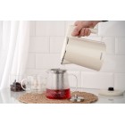 Заварник Ardesto Gemini 950мл, боросилікатне скло, нержавіюча сталь, прозорий Заварник Ardesto Gemini 950мл, боросилікатне скло, нержавіюча сталь, прозорий