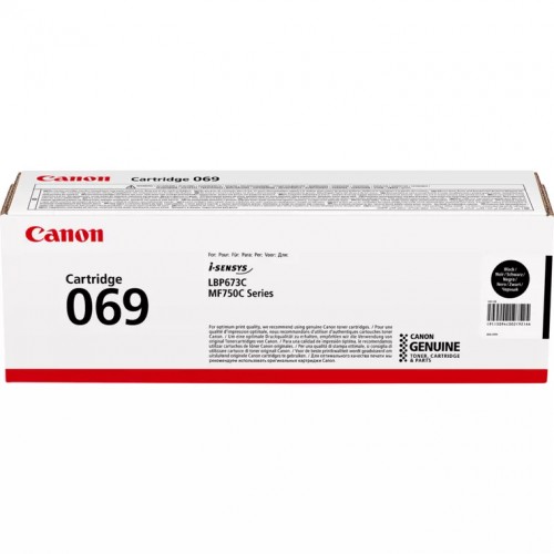 Canon Картридж 069 MF752Cdw/MF754Cdw/LBP673Cdw Black (2100 стор) Canon Картридж 069 MF752Cdw/MF754Cdw/LBP673Cdw Black (2100 стор)