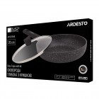 ARDESTO Сковорода глибока з кришкою Black Mars Alcor, 26см, алюміній, чорний