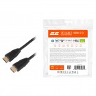 2E Кабель HDMI (M/M) 2Е, 2м, 2.0, Slim High Speed Aluminum, чорний 2E Кабель HDMI (M/M) 2Е, 2м, 2.0, Slim High Speed Aluminum, чорний