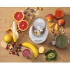 Gorenje Блендер стаціонарний 1000Вт, чаша-750мл, подрібнювач, білий-нерж