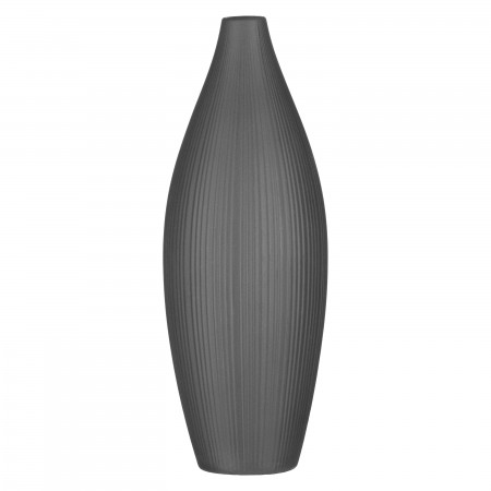 ARDESTO Ваза Siena, 7х23см, порцеляна, сірий