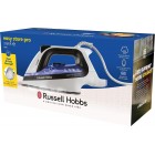 Russell Hobbs Праска Easy Store Pro, 2400Вт, 320мл, паровий удар -180гр, постійна пара - 45гр, зберігання шнура, керам. підошва, біло-синій Russell Hobbs Праска Easy Store Pro, 2400Вт, 320мл, паровий удар -180гр, постійна пара - 45гр, зберігання шнура, керам. підошва, біло-синій