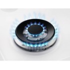 Electrolux Варильна поверхня газова на склі, 60см, чавун, білий