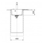 Мийка кухонна Franke Centro, фраграніт, прямокутник, з крилом, 620х500х200мм, чаша - 1, врізна, CNG 611-62 TL, чорний матовий Мийка кухонна Franke Centro, фраграніт, прямокутник, з крилом, 620х500х200мм, чаша - 1, врізна, CNG 611-62 TL, чорний матовий