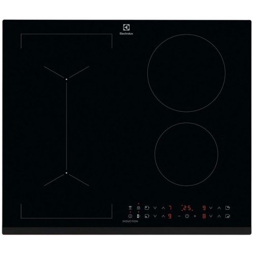 Electrolux Варильна поверхня індукційна, 60см, розширена зона, Hob2Hood, чорний