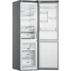 Whirlpool Холодильник з нижн. мороз., 202.7x59.6х67.8, холод.відд.-263л, мороз.відд.-104л, 2дв., А++, NF, інв., дисплей, зона нульова, нерж