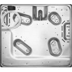 Hansa Варильна поверхня комбінована (3 газ + 1 електро), 59см, чавун, нерж