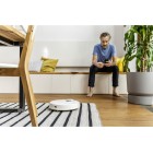 Karcher Робот-пилосос RCV 3, 400Вт, h=9.4см, вологе прибирання, конт пил -0.5л, вода -0.17л, автон. робота до 120хв, вага-3.7кг, НЕРА, білий