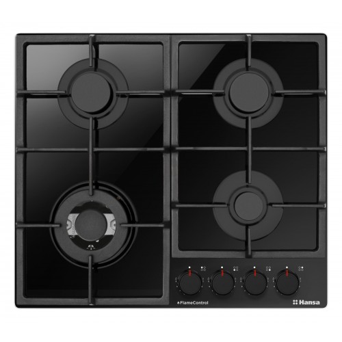 Hansa Варильна поверхня газова, 59см, чавун, чорний