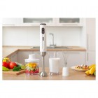 Sencor Блендер заглибний Accu technology, 200Вт, 3в1, чаша-800мл, безпровідний, USB-C, біло-сірий