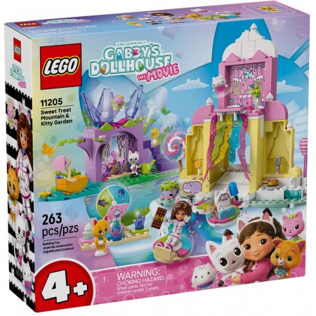 Конструктор LEGO Gabby's Dollhouse Гора солодощів і сад Кітт