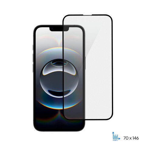 2E Захисне скло для Apple iPhone 16e (6.1), 2.5D FCFG, (1 Pack), чорна рамка