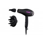 ARDESTO Фен Violet PRO HD-Y223PRO, 1850-2200Вт, 2 швидкості , 3темп.режими, дифузор, чорний