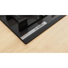 Bosch Варильна поверхня Bosch газова на склі, 60см, чавун, чорний