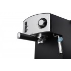 ARDESTO Кавоварка ріжкова Steel Collection 1.6л, мелена, ручний капучинатор, сріблясто-чорний