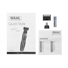 Moser Тример WAHL, для бороди, вусів, брів, носа, тіла, 1хАА, роторний мотор, насадок-2, сталь, чорно-сріблястий Moser Тример WAHL, для бороди, вусів, брів, носа, тіла, 1хАА, роторний мотор, насадок-2, сталь, чорно-сріблястий