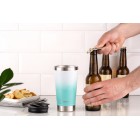 ARDESTO Термостакан Bright City 470 мл з відкривачкою, блакитний, нержавіюча сталь