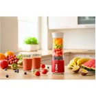 Sencor Блендер портативний для смузі 150Вт, чаша-500мл, USB-C, біло-червоний Sencor Блендер портативний для смузі 150Вт, чаша-500мл, USB-C, біло-червоний