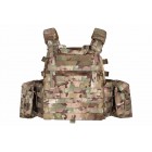 2E Tactical Плитоноска, Тип 1, з кишенями для бічного захисту і підсумками, Молле, камуфляж