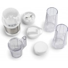 Gorenje Блендер стаціонарний 1000Вт, чаша-750мл, подрібнювач, білий-нерж