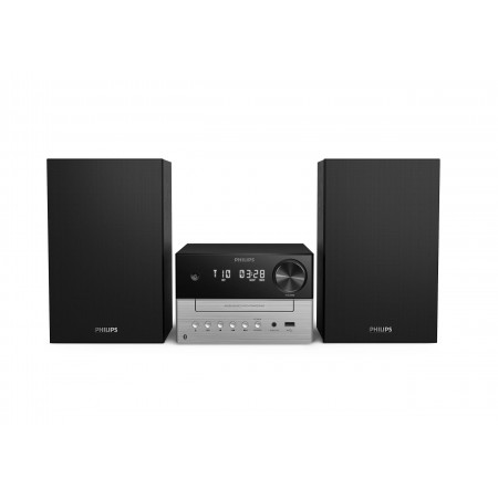 Philips Мікросистема TAM3205M2 20Вт, FM, CD, USB, Audio-in, 