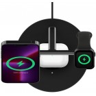 Belkin Зарядний пристрій бездротовий 3в1 MagSafe iPhone/Watch/AirPods, чорний