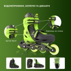 NEON Ролики COMBO SKATES Салатовий (Размер 34-37)