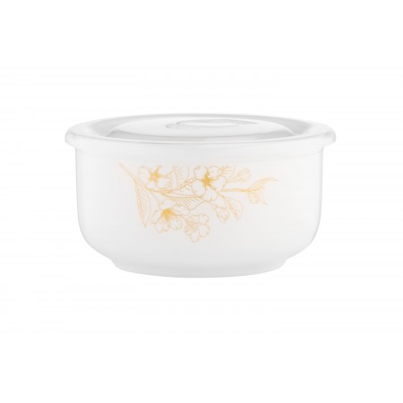 ARDESTO Салатник з кришкою Sunny day, 12 см, порцеляна