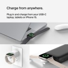 Belkin Зарядний пристрій бездротовий USB-C Apple Watch Charger, білий