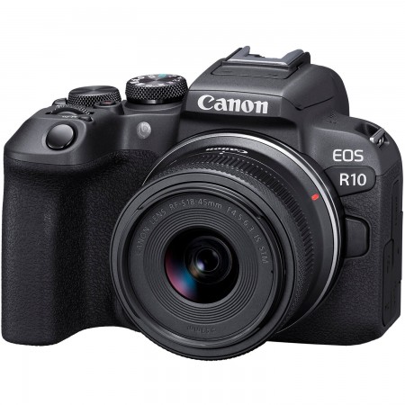 Canon Цифр. фотокамера EOS R10 + RF-S 18-45 IS STM + адаптер