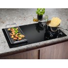 Electrolux Варильна поверхня комбінована (2 газ + 3 інд), 90см, розширена зона, чавун, чорний